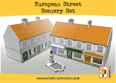 European Street Scenery Set